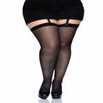 Plus Seamless Sheer Stockings