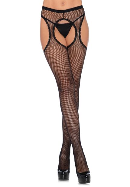 Fishnet Suspender Hose