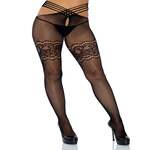 Wrap Around Crotchless Pantyhose