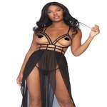 Cage Strap Maxi Dress and String