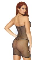 Rhinestone Fishnet Convertible Dress