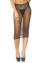 Rhinestone Fishnet Convertible Dress