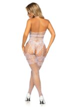 Bodystocking with Faux Lingerie Detail