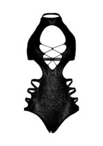 Seamless Lace Cut Out Strappy Bodysuit