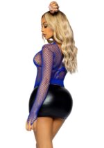 Elastane Long Sleeved Fishnet Shirt