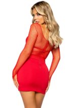 Elastane Long Sleeved Fishnet Shirt