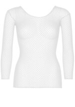 Elastane Long Sleeved Fishnet Shirt