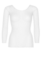 Elastane Long Sleeved Fishnet Shirt