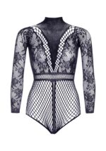 Fishnet Bodysuit with Snapcrotch