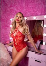 Teddy With Heart and Keyhole Accent