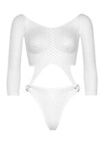 Long Sleeve Bodysuit with Thong Back