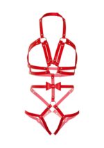 Vegan Leather Harness with Bow