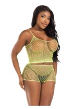 Twist Net Tank Top and Boyshorts