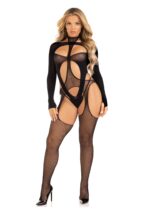 Suspender Bodystocking and Cut-Out Teddy