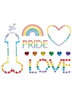Pride Adhesive Body Jewels Stickers