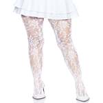 Seamless Floral Lace Pantyhose