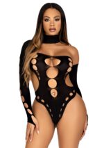 Asymmetrical Cut Out Bodysuit