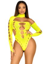Asymmetrical Cut Out Bodysuit