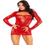 Mini Dress and Gloved Sleeves