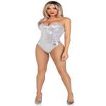 Sequin Boned Crotch Bodysuit