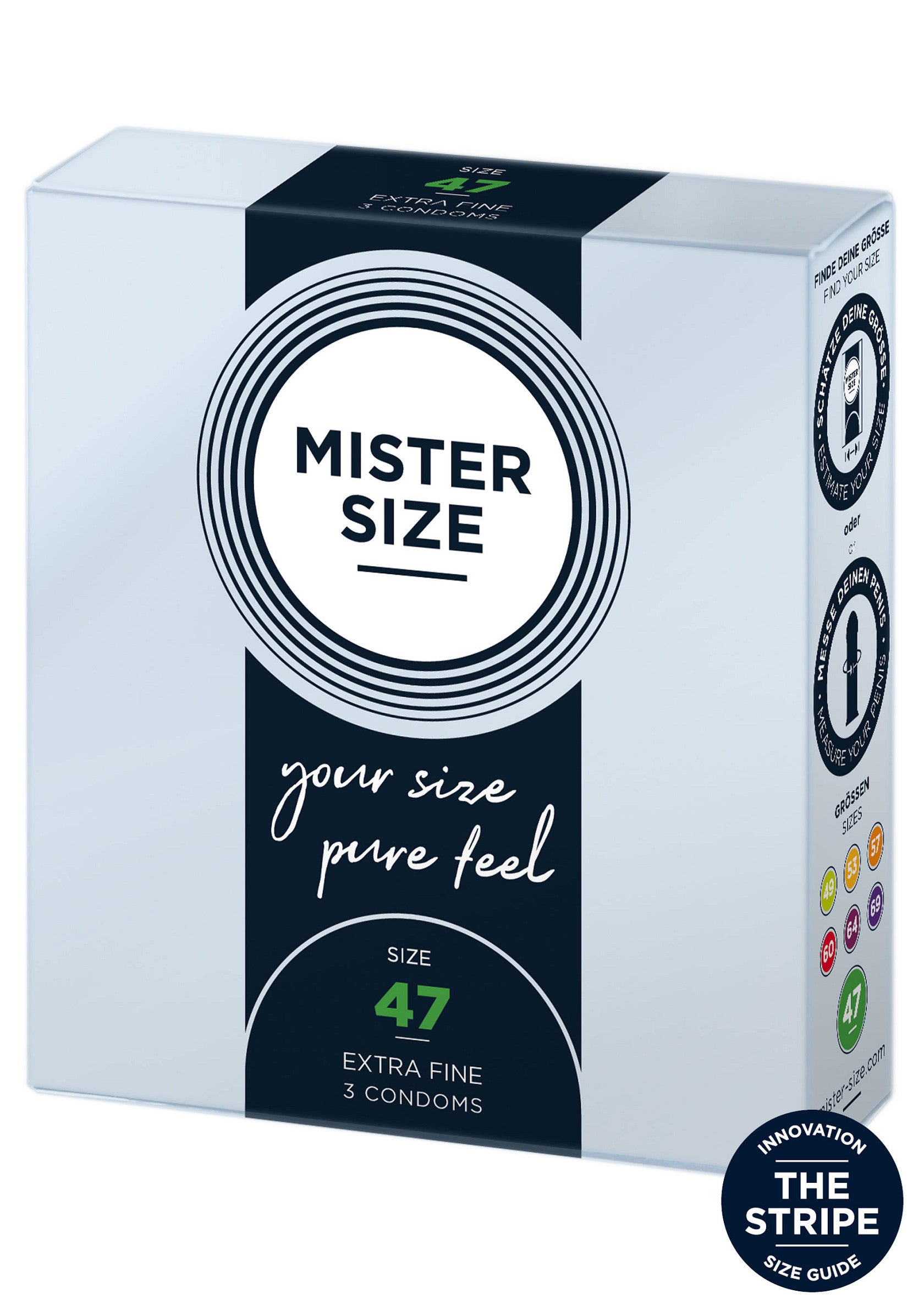 Mister Size Condoms 47 mm 3 pcs