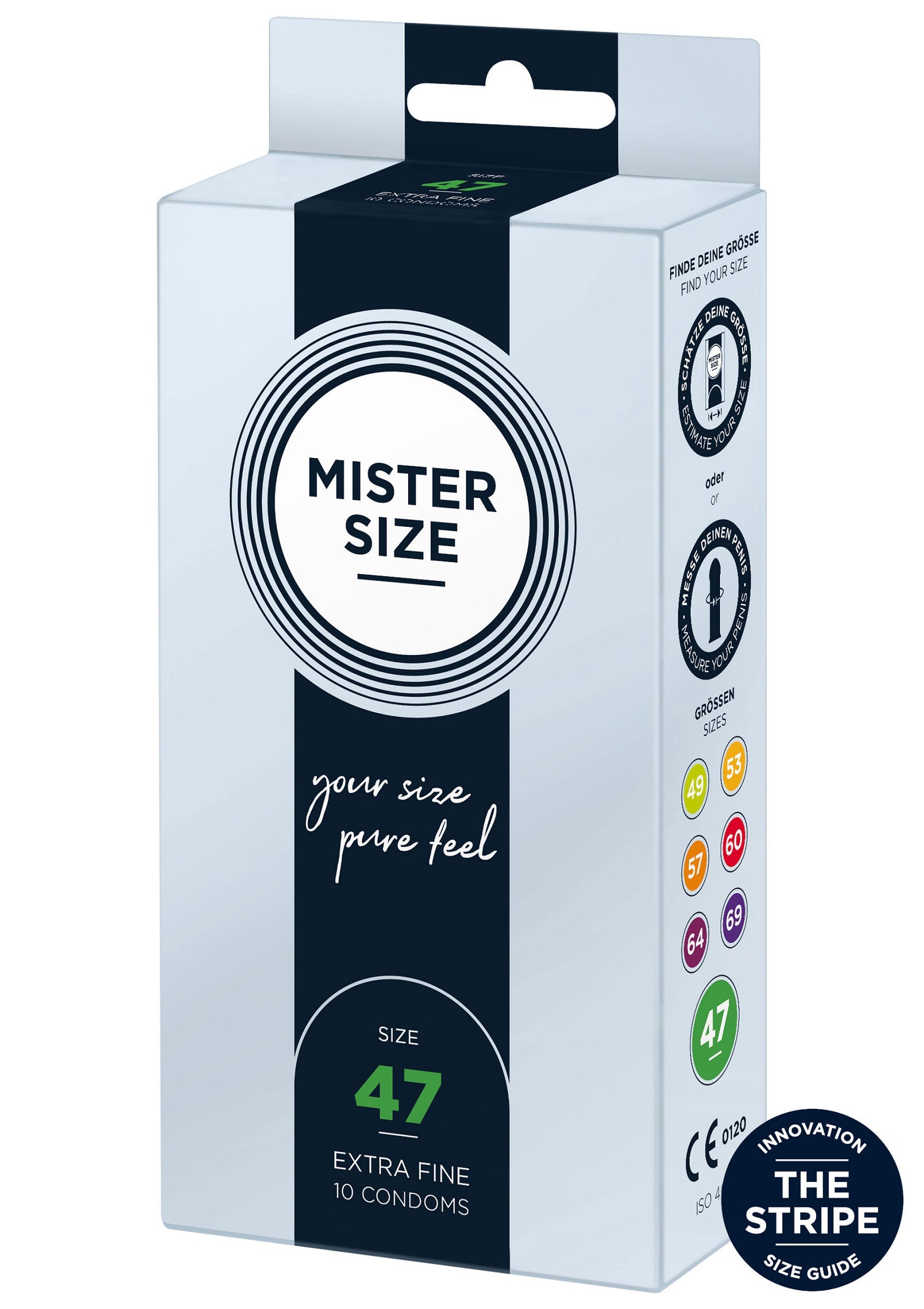 MISTER SIZE 47mm Condoms 10pcs