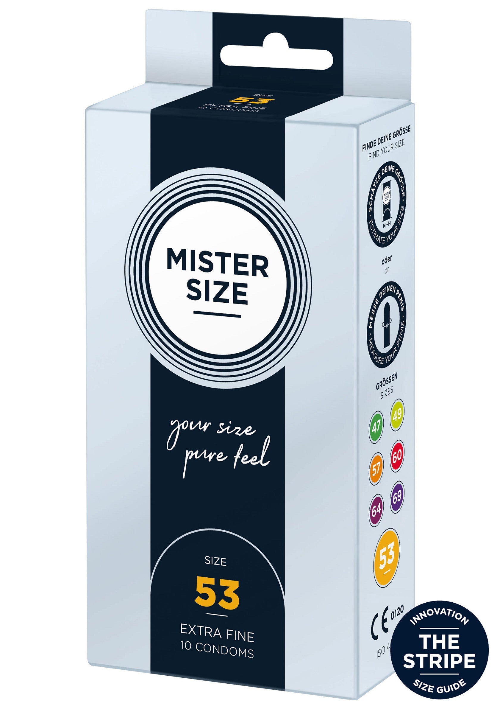 MISTER SIZE 53mm Condoms 10pcs