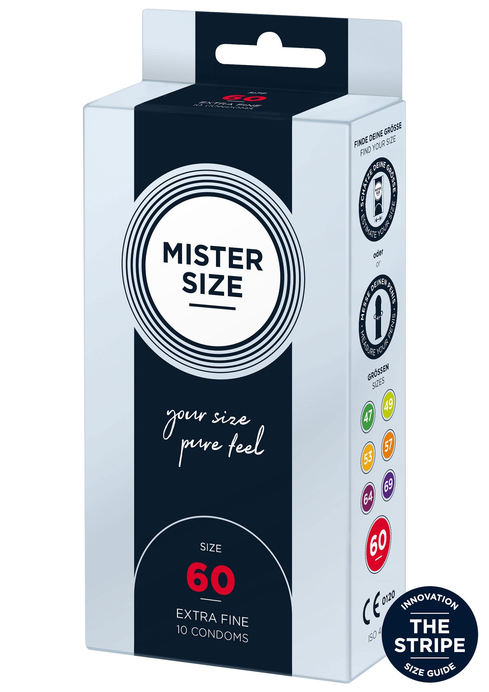 MISTER SIZE 60mm Condoms 10pcs