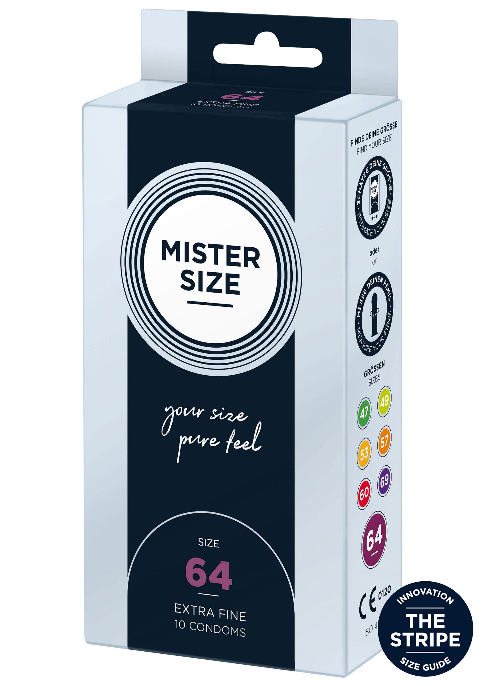 MISTER SIZE 64mm Condoms 10pcs