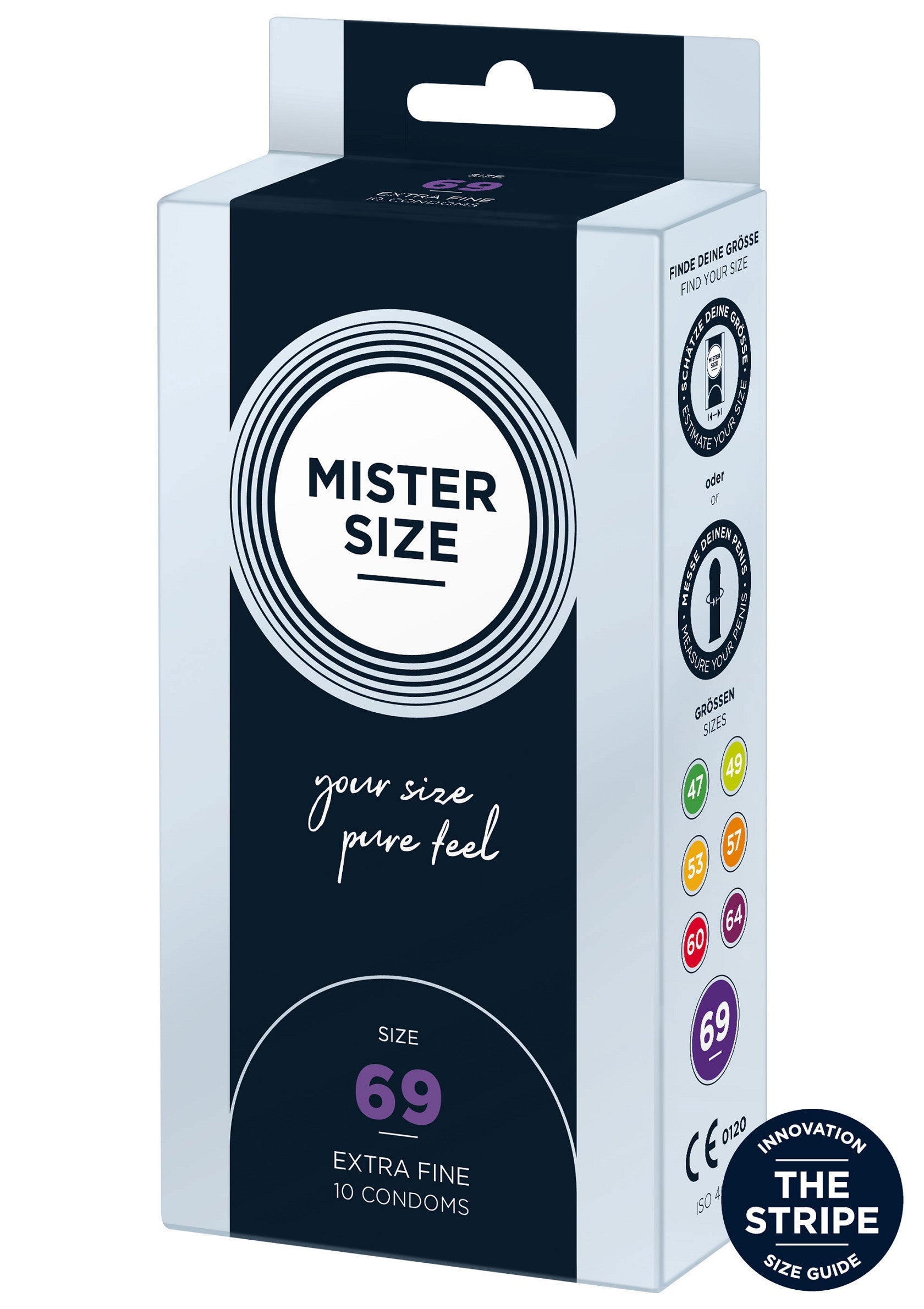 MISTER SIZE 69mm Condoms 10pcs